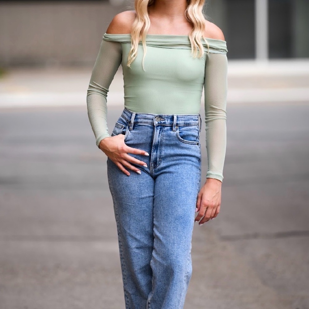 Princess Polly - Sage bodysuit
